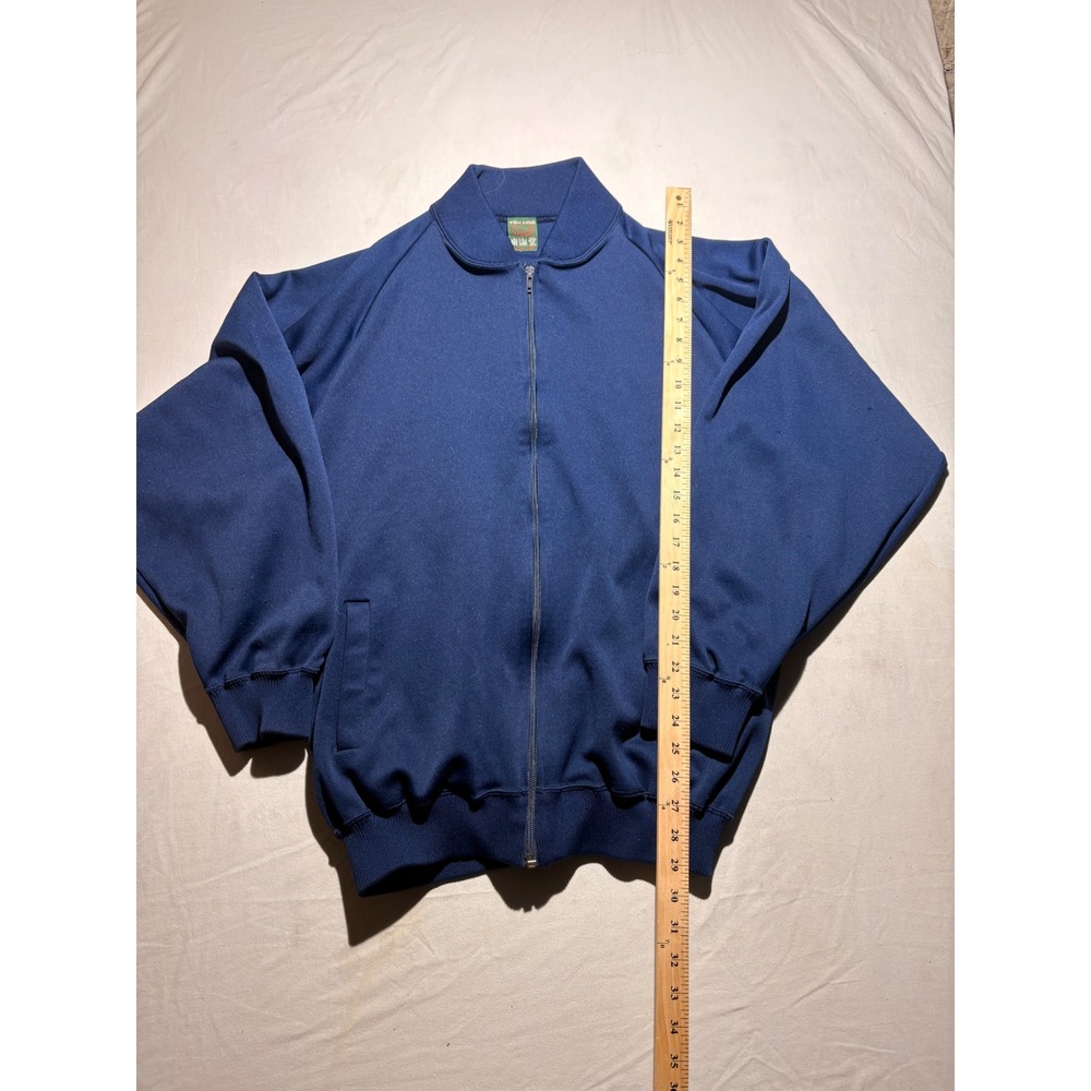 Vintage Tokaido Tokyo Japan Karate Track Jacket Navy Blue Full Zip Mens Medium